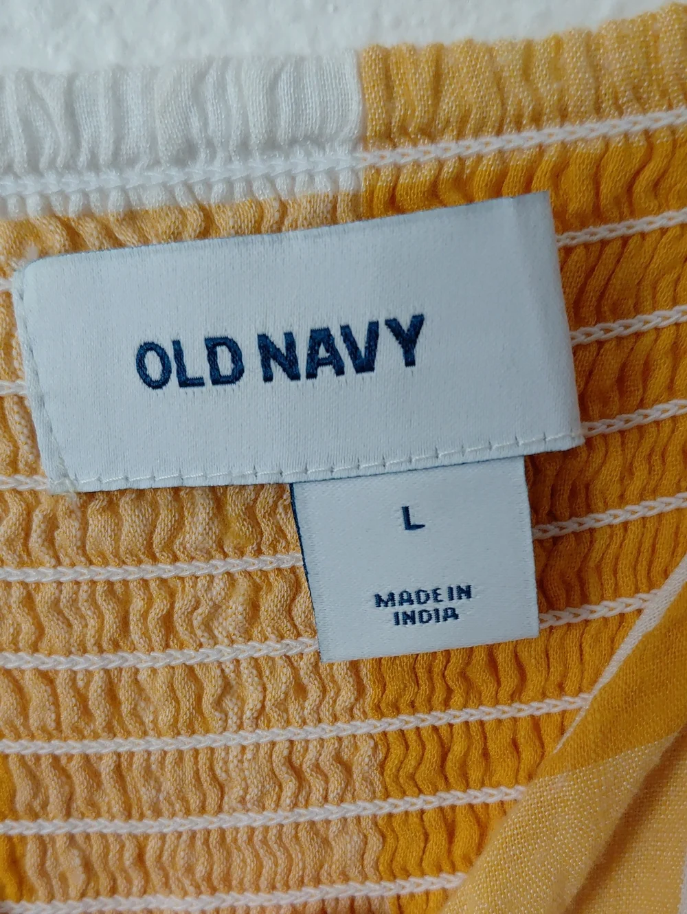 Old Navy Yellow and White Gingham Midi Cami Sundress  Size Large - Picture 2 of 8